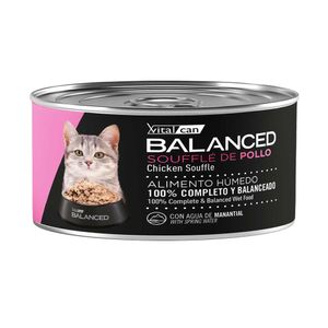 Lata Balanced Soufflé Gato Cachorro Pollo 85gr
