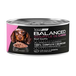 Lata Balanced Soufflé Perro Carne Cachorro 85gr