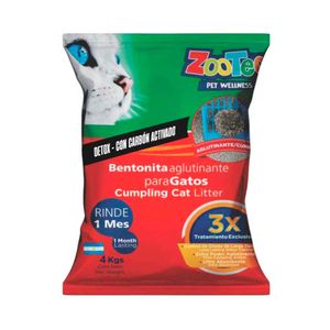 Piedras Zootec Detox Con Carbón Activado 4kg