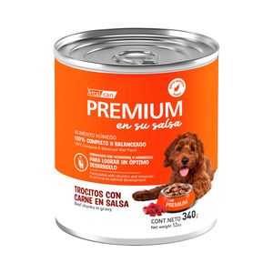 Lata Premium Perro Cachorro Carne 340gr