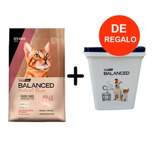 Balanced Natural Recipe Gato Adulto Pollo 15kg + REGALO Almacenadora