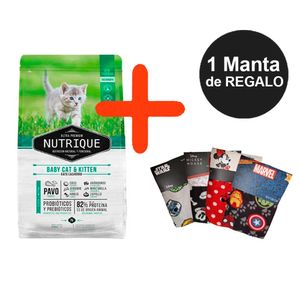 Nutrique Baby Cat & Kitten 7,5kg  + 1 Manta de Regalo